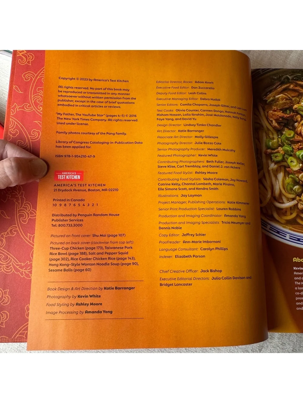 A Very Chinese Cookbook Hardcover America’s Test Kitchen Kevin Pang